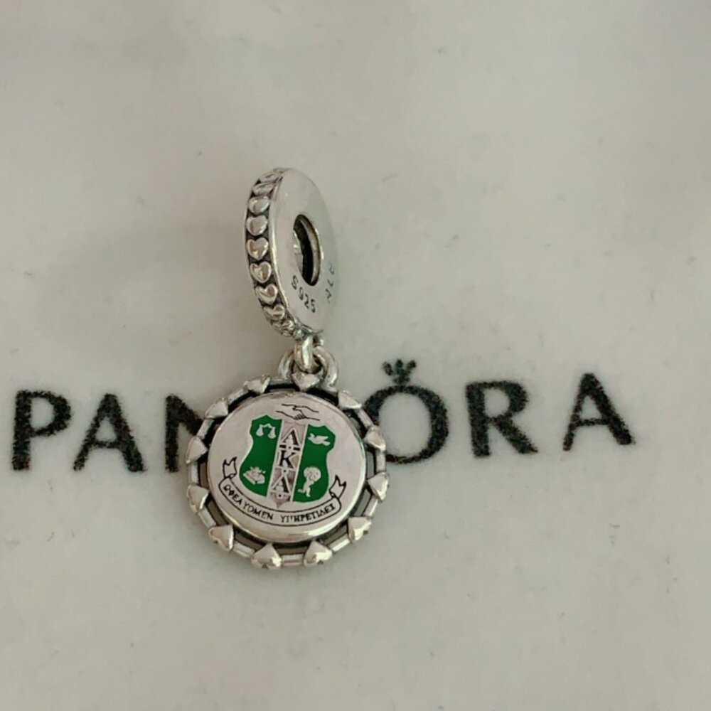 Pandora AKA Charm Alpha Kappa Alpha Sorority Pendant Charm